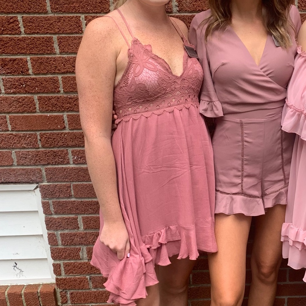 Heart Swoon Boutique Blush Flowy Dress